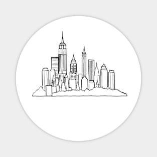 nyc doodle art 2024 pt8 Magnet